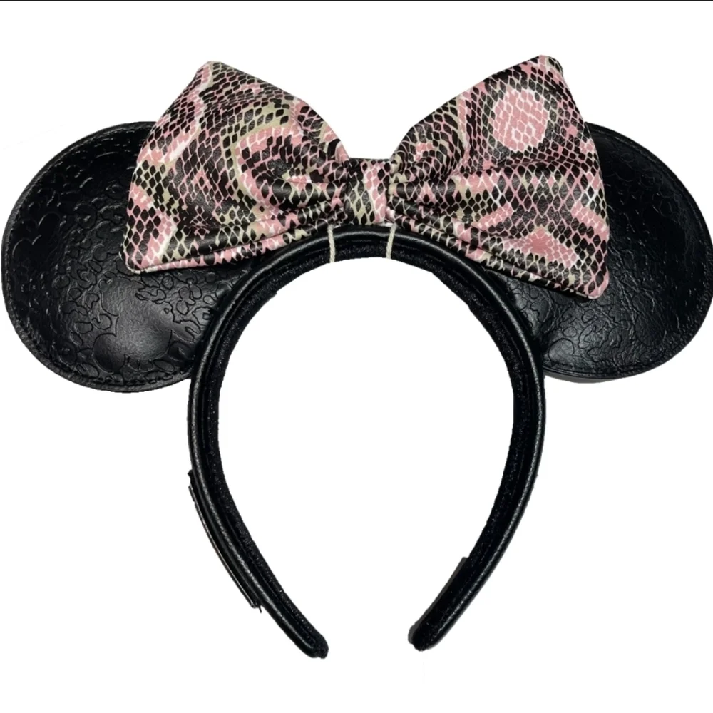 🖤▪️Disney▪️ Loungefly Ears Headband - Minnie Mouse Animal Print